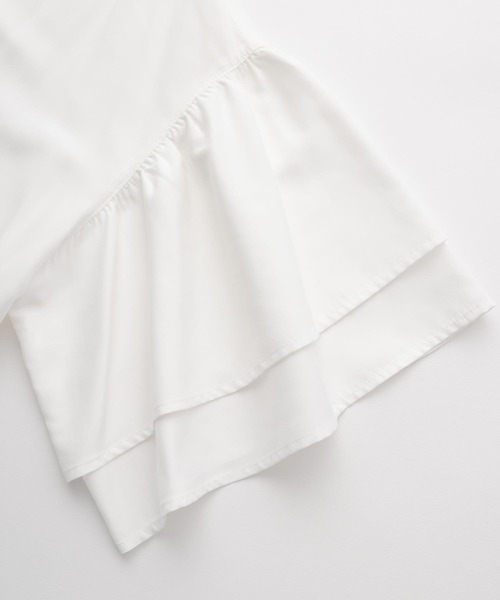 MILKFED.(ミルクフェド)の「LACE RUFFLE TUNIC(チュニック・レディース・ライトグリーン/ブラック/ホワイト・ONE SIZE)」の8枚目の写真