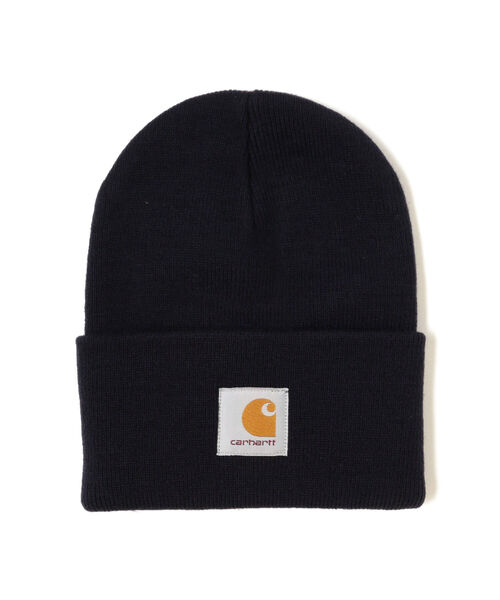 Carhartt（カーハート）の「CARHARTT /  ACRYLIC WATCH HAT（ニットキャップ/ビーニー・メンズ・ブラウン系その他3/ネイビー・ONE SIZE）」の2枚目の写真