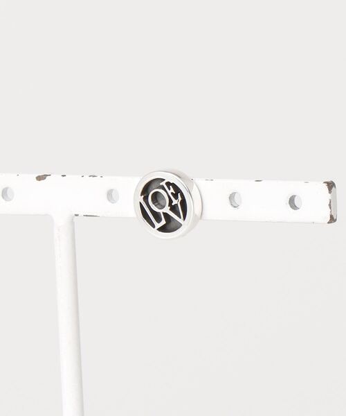 SAINTS(セインツ)の「『SAINTS』LOVE&PEACE COLLECTION - LOVE&PEACE モチーフピアス ブラック(ピアス(片耳用)・レディース・ブラック系その他/ブラック系その他2・FREE)」の2枚目の写真