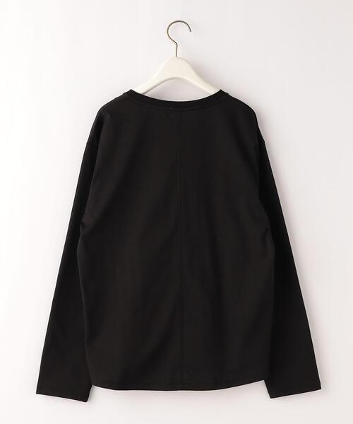 green label relaxing(グリーンレーベルリラクシング)の「ミニマル ロゴ ロングスリーブ Tシャツ(Tシャツ/カットソー・レディース・ブラック/ホワイト/その他1・FREE)」の12枚目の写真