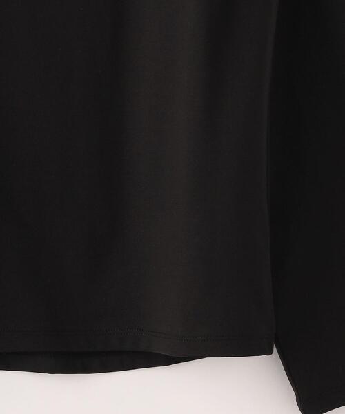 green label relaxing(グリーンレーベルリラクシング)の「ミニマル ロゴ ロングスリーブ Tシャツ(Tシャツ/カットソー・レディース・ブラック/ホワイト/その他1・FREE)」の15枚目の写真