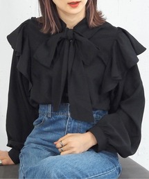 tiptop | ラッフルボウタイブラウス(シャツ/ブラウス)