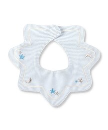 【ベビー】星＆月刺繍とんがりスタイ