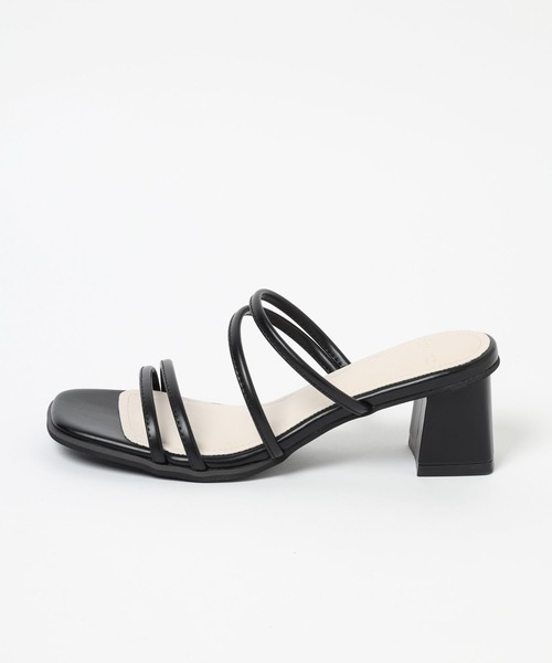 Heather（ヘザー）の「アソートヒールサンダル　186167（サンダル・レディース・アイボリー/ブラック/キャメル/ピンク・M/L/S）」の5枚目の写真