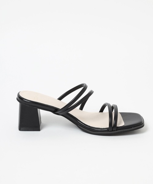 Heather（ヘザー）の「アソートヒールサンダル　186167（サンダル・レディース・アイボリー/ブラック/キャメル/ピンク・M/L/S）」の6枚目の写真