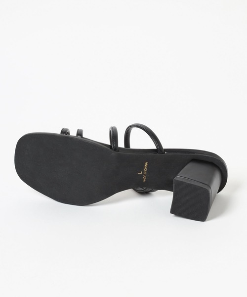 Heather（ヘザー）の「アソートヒールサンダル　186167（サンダル・レディース・アイボリー/ブラック/キャメル/ピンク・M/L/S）」の8枚目の写真