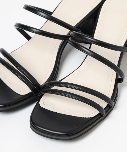 Heather（ヘザー）の「アソートヒールサンダル　186167（サンダル・レディース・アイボリー/ブラック/キャメル/ピンク・M/L/S）」の10枚目の写真