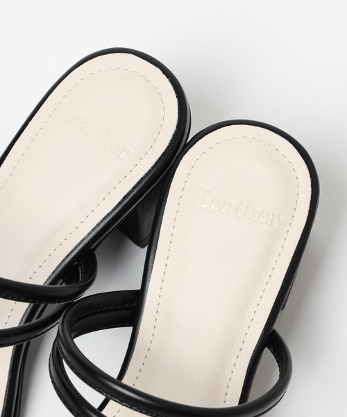 Heather（ヘザー）の「アソートヒールサンダル　186167（サンダル・レディース・アイボリー/ブラック/キャメル/ピンク・M/L/S）」の12枚目の写真