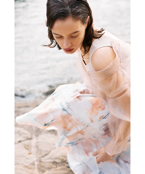 JILL by JILL STUART(ジルバイジルスチュアート)の「◇シアーシャツレイヤードセットブラウス(シャツ/ブラウス・レディース・ブラック/ライトグリーン/ベージュ・FREE)」の13枚目の写真