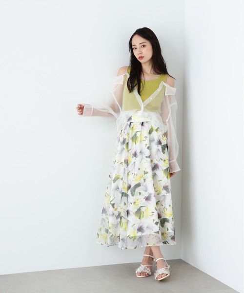 JILL by JILL STUART(ジルバイジルスチュアート)の「◇シアーシャツレイヤードセットブラウス(シャツ/ブラウス・レディース・ブラック/ライトグリーン/ベージュ・FREE)」の15枚目の写真