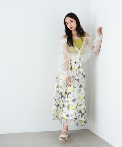 JILL by JILL STUART(ジルバイジルスチュアート)の「◇シアーシャツレイヤードセットブラウス(シャツ/ブラウス・レディース・ブラック/ライトグリーン/ベージュ・FREE)」の16枚目の写真