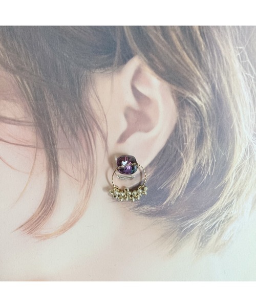 tone(トーン)の「【amechan】ボヌール(ピアス)(MA)(ピアス(両耳用)・レディース・その他/クリア/オレンジ/グリーン/ブルー・FREE)」の19枚目の写真