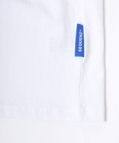 SEQUENZ(シークエンズ)の「SEQUENZ/シークエンズ オーバーサイズ ファイヤー ワッペン モチーフ バックプリント ロゴ ロンT(Tシャツ/カットソー・メンズ・カーキ/ブラック/レモンイエロー/ブラック系その他/ホワイト/ホワイト系その他・M/L/LL)」の15枚目の写真