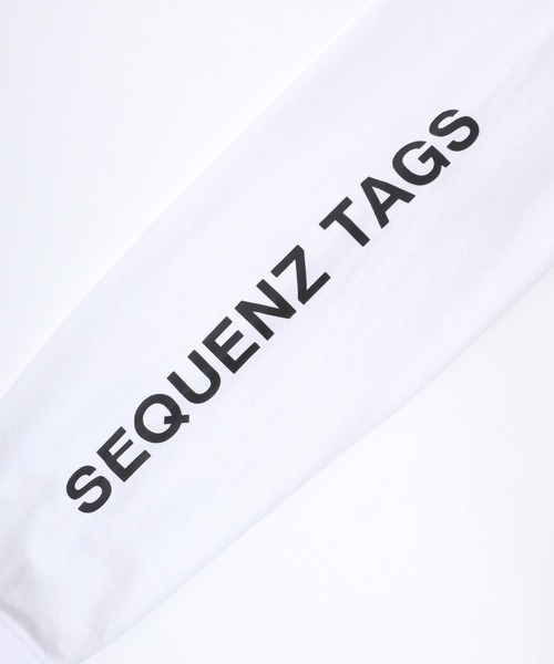 SEQUENZ(シークエンズ)の「SEQUENZ/シークエンズ オーバーサイズ ファイヤー ワッペン モチーフ バックプリント ロゴ ロンT(Tシャツ/カットソー・メンズ・カーキ/ブラック/レモンイエロー/ブラック系その他/ホワイト/ホワイト系その他・M/L/LL)」の16枚目の写真