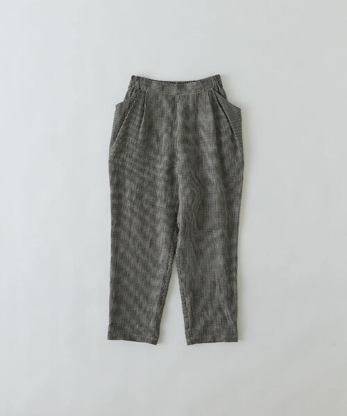 conges payes ADIEU TRISTESSE（コンジェ ペイエ アデュートリステス）の「リネンテーパードパンツ（その他パンツ・レディース・グレー系その他/ブルー系その他/ネイビー/ブラック系その他・38）」の2枚目の写真