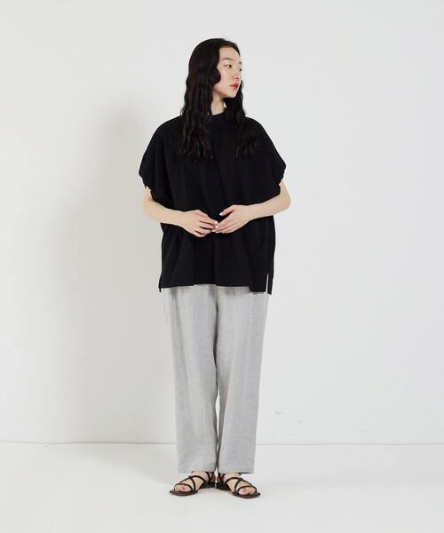 conges payes ADIEU TRISTESSE（コンジェ ペイエ アデュートリステス）の「リネンテーパードパンツ（その他パンツ・レディース・グレー系その他/ブルー系その他/ネイビー/ブラック系その他・38）」の10枚目の写真