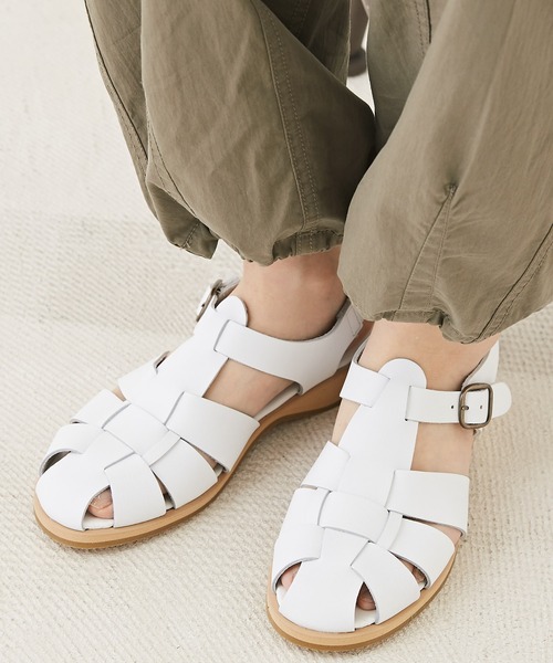 WEB限定レザーグルカサンダル