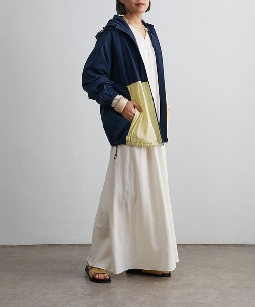 Omekashi（オメカシ）の「2トーンマウンテンパーカー（マウンテンパーカー・レディース・ネイビー/ベージュ・FREE）」の12枚目の写真