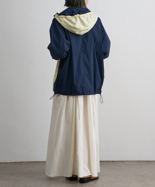 Omekashi（オメカシ）の「2トーンマウンテンパーカー（マウンテンパーカー・レディース・ネイビー/ベージュ・FREE）」の14枚目の写真