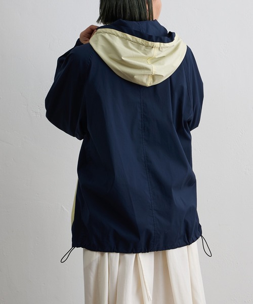 Omekashi（オメカシ）の「2トーンマウンテンパーカー（マウンテンパーカー・レディース・ネイビー/ベージュ・FREE）」の8枚目の写真