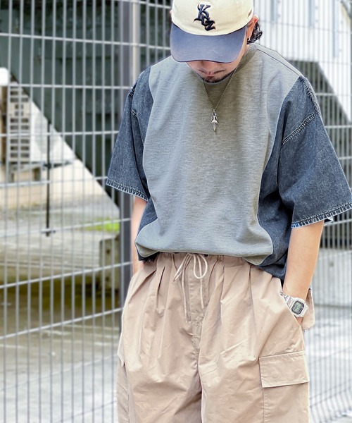 デットストック未使用Jipijapaヒピハパダークデニム シャツ カラフルボタン デットストック未使用Jipijapaヒピハパダークデニム シャツ