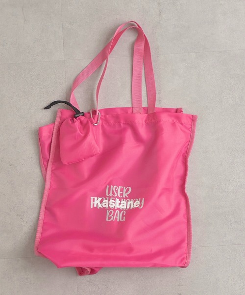 Kastane（カスタネ）の「パッカブルエコBAG（エコバッグ/サブバッグ・レディース・アイボリー/サックスブルー/イエロー/ピンク/オレンジ・FREE）」の17枚目の写真