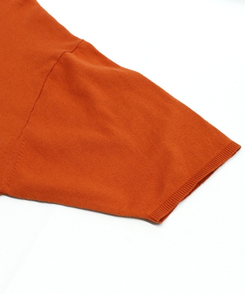 RNA-N（アールエヌエーエヌ）の「K2627 コットンニットポロシャツ（ポロシャツ・レディース・ベージュ/オレンジ/チャコール/グリーン・MEDIUM）」の15枚目の写真