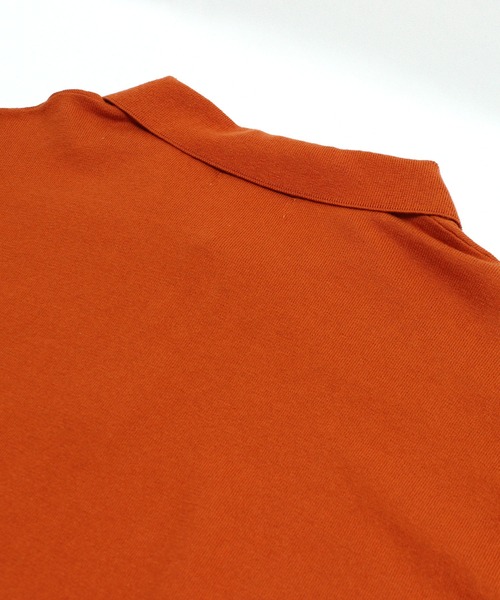 RNA-N（アールエヌエーエヌ）の「K2627 コットンニットポロシャツ（ポロシャツ・レディース・ベージュ/オレンジ/チャコール/グリーン・MEDIUM）」の17枚目の写真