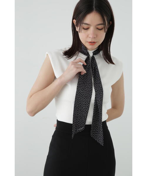 JILL STUART(ジルスチュアート)の「◆スカーフ付きニットトップ(ニット/セーター・レディース・ブルー/ブラック/ホワイト・FREE)」の18枚目の写真