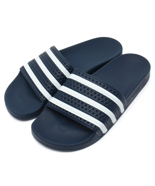 adidas（アディダス）の「adidas ADILETTE（サンダル・メンズ・ブラック/ホワイト/ネイビー・27.5cm/26.5cm/25.5cm）」の3枚目の写真