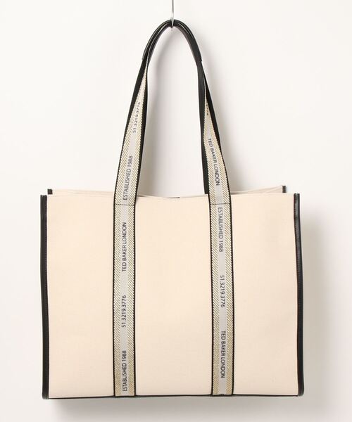 Ted Baker(テッドベーカー)の「GEORJEY ブランデッド キャンバス トートバッグ(トートバッグ・レディース・オートミール・O/S)」の2枚目の写真
