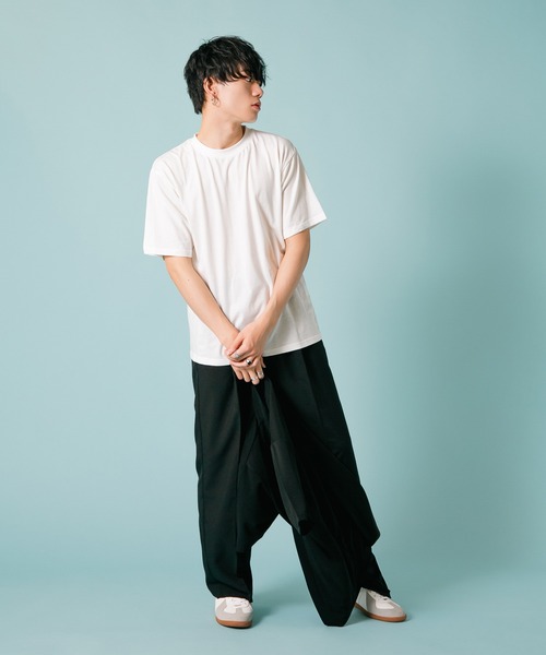 Blue Standard (ブルースタンダード)の「【BLUE STANDARD/ブルースタンダード】ダブルフェイス 接触冷感 吸水速乾 梨地5分袖 カーディガン Tシャツセット(カーディガン/ボレロ・メンズ・ブルー/ブラック/グリーン・MEDIUM/LARGE/X-LARGE)」の10枚目の写真