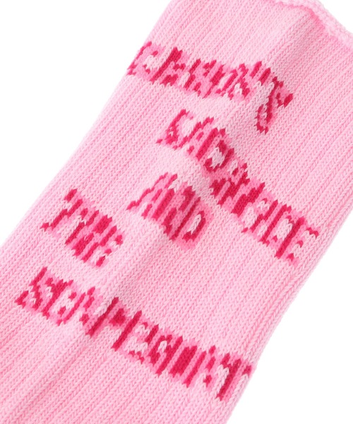 Candy Stripper(キャンディストリッパー)の「CANDY'S LOGO RIB ソックス(ソックス/靴下・レディース・オフホワイト/ピンク/グリーン/ブラック・FREE)」の8枚目の写真