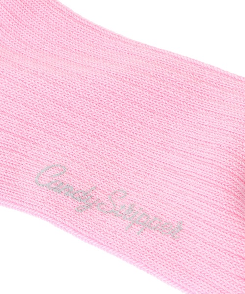 Candy Stripper(キャンディストリッパー)の「CANDY'S LOGO RIB ソックス(ソックス/靴下・レディース・オフホワイト/ピンク/グリーン/ブラック・FREE)」の9枚目の写真