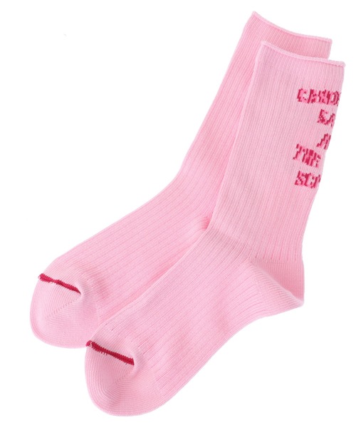 Candy Stripper(キャンディストリッパー)の「CANDY'S LOGO RIB ソックス(ソックス/靴下・レディース・オフホワイト/ピンク/グリーン/ブラック・FREE)」の10枚目の写真