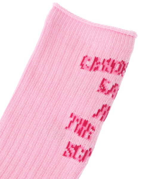 Candy Stripper(キャンディストリッパー)の「CANDY'S LOGO RIB ソックス(ソックス/靴下・レディース・オフホワイト/ピンク/グリーン/ブラック・FREE)」の7枚目の写真