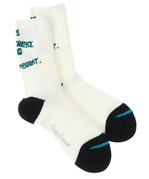 Candy Stripper(キャンディストリッパー)の「CANDY'S LOGO RIB ソックス(ソックス/靴下・レディース・オフホワイト/ピンク/グリーン/ブラック・FREE)」の12枚目の写真