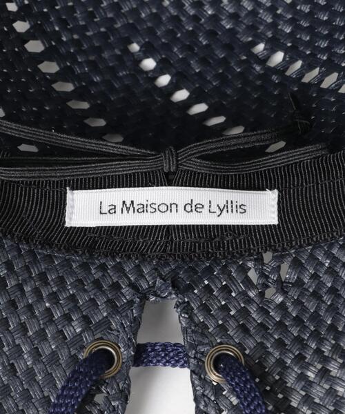 La Maison de Lyllis(メゾンドリリス)の「La Maison de Lyllis MARCUS(ハット・レディース・ネイビー・FREE)」の6枚目の写真