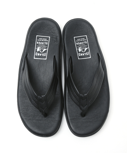 ISLAND SLIPPER(アイランドスリッパ)の「【ISLAND SLIPPER / アイランドスリッパ】レザー トングサンダル / PT202(サンダル・メンズ・ベージュ/ホワイト/ブラック・10/9/8)」の3枚目の写真