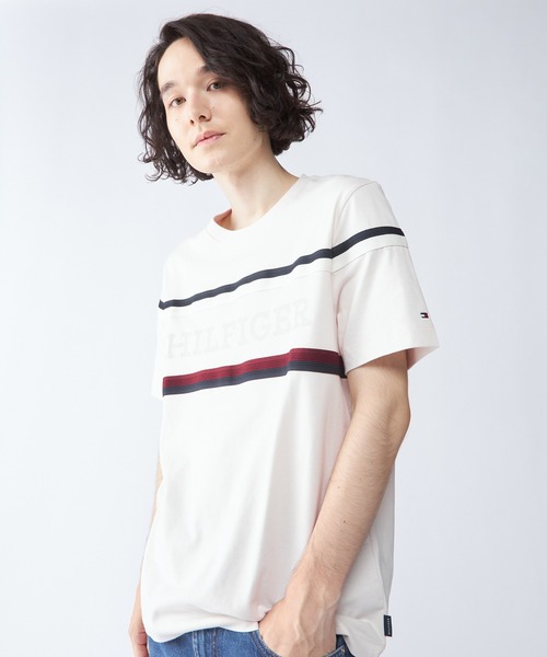 【セール】グローバルストライプモノタイプTシャツ（Tシャツ/カットソー）｜TOMMY HILFIGER（トミーヒルフィガー）のファッション通販