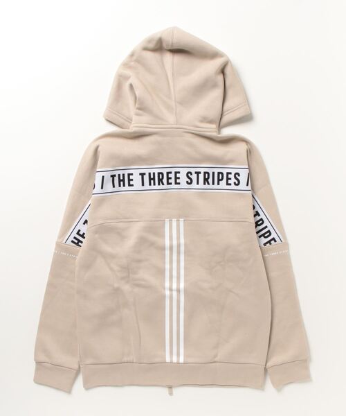 adidas（アディダス）の「adidas/アディダス ジップアップパーカー オーバーサイズ 裏起毛 ユニセックスパーカー IJM06（パーカー・メンズ・ブラック/ベージュ/グレー・M/S/L/XL/3XL/2XL）」の5枚目の写真