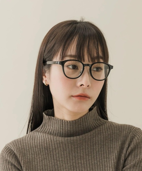 SMELLY(スメリー)の「ボスリントンダテメガネ(メガネ・レディース・ブラウン/ブラック・-)」の2枚目の写真