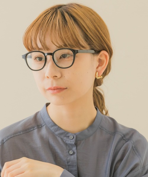 SMELLY(スメリー)の「ボスリントンダテメガネ(メガネ・レディース・ブラウン/ブラック・-)」の7枚目の写真