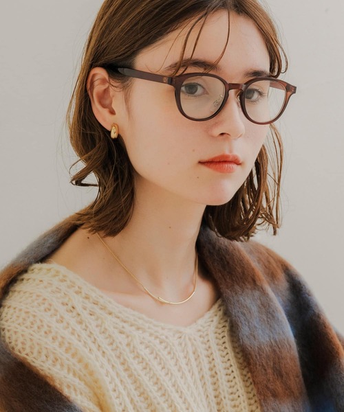 SMELLY(スメリー)の「ボスリントンダテメガネ(メガネ・レディース・ブラウン/ブラック・-)」の9枚目の写真