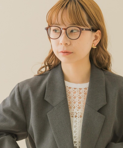SMELLY(スメリー)の「ボスリントンダテメガネ(メガネ・レディース・ブラウン/ブラック・-)」の15枚目の写真
