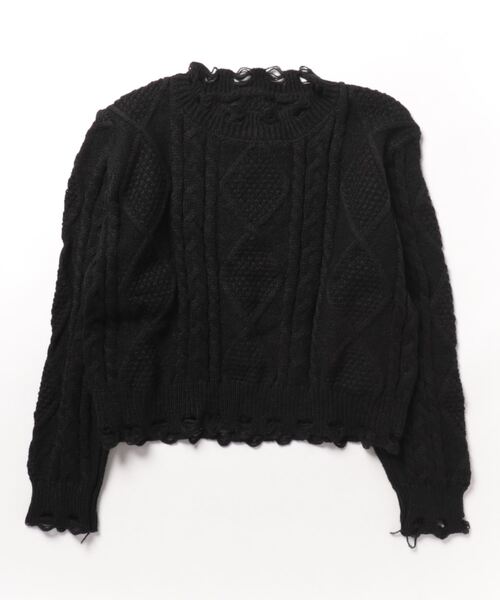 Burner(バーナー)の「【OKUOKU 0909】ニット / ショート丈 / クルーネック oku-tops-687672276869-30 A1(ニット/セーター・レディース・グリーン/ホワイト/ベージュ/ブラック/グレー・FREE)」の8枚目の写真