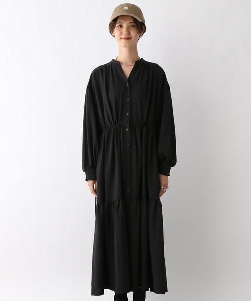 LEPSIM(レプシィム)の「フハクティアードワンピース 961520(ワンピース・レディース・ブラウン/ブラック/オフホワイト・FREE)」の14枚目の写真