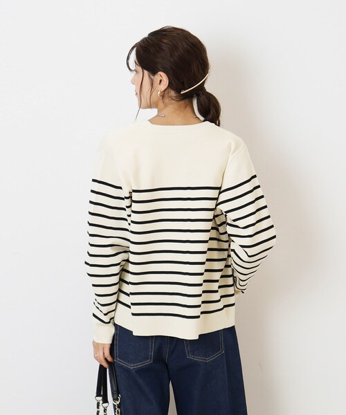 SHOO・LA・RUE（シューラルー）の「◆大人上品に スポンディッシュ パール調ボタンカーディガン（カーディガン/ボレロ・レディース・ホワイト系その他3/ホワイト/イエロー/ブラック・02/03/04）」の13枚目の写真