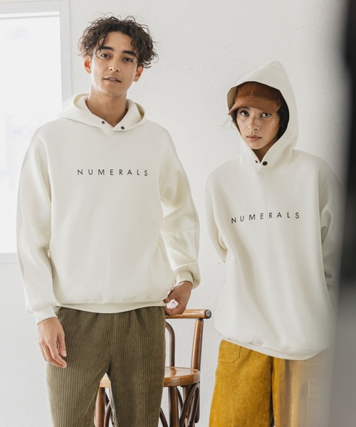 NUMERALS（ヌメラルズ）の「【UNISEX】[NUMERALS]スウェットフーディー（スウェット・メンズ・ボルドー/グレー/ブラック/その他8/グリーン・X-LARGE/MEDIUM/LARGE）」の5枚目の写真