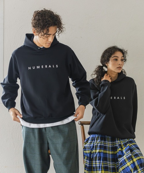 NUMERALS（ヌメラルズ）の「【UNISEX】[NUMERALS]スウェットフーディー（スウェット・メンズ・ボルドー/グレー/ブラック/その他8/グリーン・X-LARGE/MEDIUM/LARGE）」の2枚目の写真